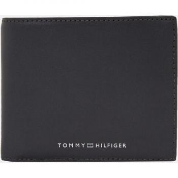 Cartera de piel negra Tommy Hilfiger con tarjetero, billetero y monedero