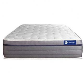Colchón Actisom 80x190 cm con muelles ensacados y espuma viscoelástica de 26 cm, 7 zonas de confort
