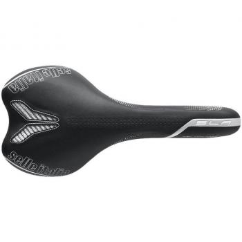 Selle Italia SLR Friction Free Sillín, Hombre, Negro, S1