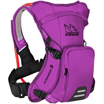 USWE  Mochila de hidratación Airborne 3, Color Go Pink, tamaño 35 x 30 x 8 cm, 3 Liter