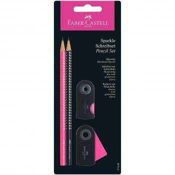 Faber-Castell Grip - Set de lápices, diseño de brillantes