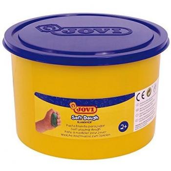 Jovi Soft Dough Blandiver, Bote de 460 g, Color Azul