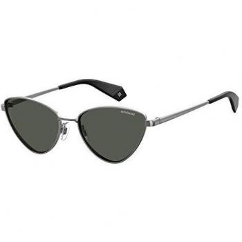 Polaroid Women's Cat Eye Sunglasses, Grey, One Size