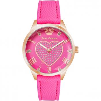 Juicy Couture Women's Pink Watch JC1300RGHP (35 mm) Transparent