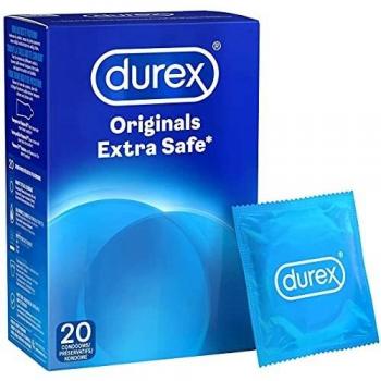 Durex Extra Safe Condones, paquete de 20