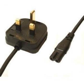 Tacx Mains - Cable de alimentación, color negro, talla UK: N/A