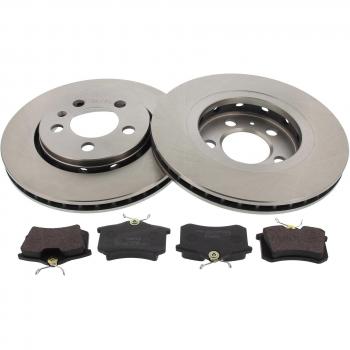 Kit de discos y pastillas de freno MAPCO 47321 para eje trasero ventilado