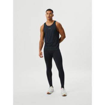 Björn Borg Men's Black XXL Running Tights with Moisture-Wicking and Stretch Fabric