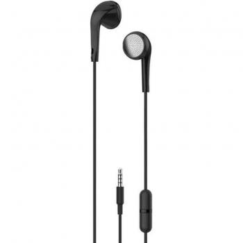XO EP17 Auriculares con Micrófono - Conexión Jack 3.5mm - Cable de 1.20m - Color Negro