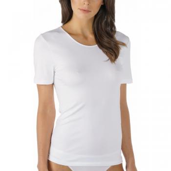 Mey Women's Emotion T-Shirt White, Size 46, Slim Fit, No Side Seams