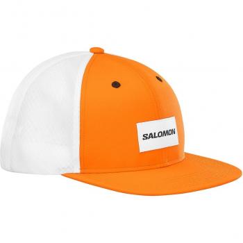Gorra de montaña unisex Trucker Salomon naranja M-L