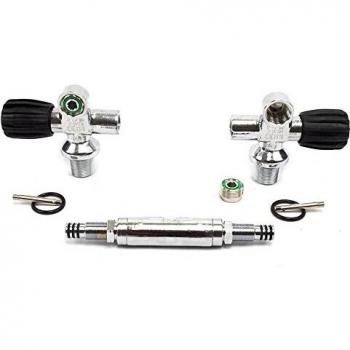 METALSUB Grifo bi-Botella Rosca 3/4 con Manifold, M25