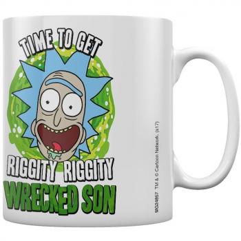 Rick and Morty Taza Wrecked Son de Alta Calidad