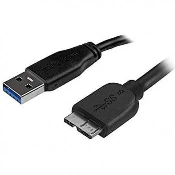 StarTech.com 2m Slim SuperSpeed USB 3.0 Micro B Cable - M/M