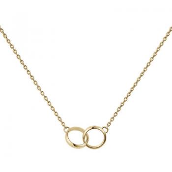 Collar Daniel Wellington Unity DW00400219, Acero Dorado, Ajustable 45-49cm