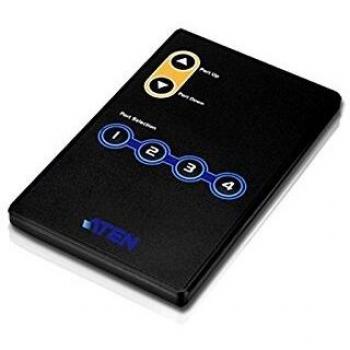 Aten - IR Remote Control IR inalámbrico Negro - Mando a Distancia