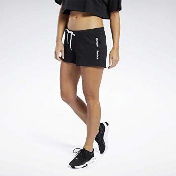 Reebok Te Linear Logo Short Pantalón Corto, Mujer, Negro, 2XS