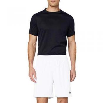 UMBRO King Pantalón de fútbol, Hombre, Blanco, M