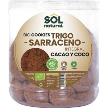 Galletas de Trigo Sarraceno con Coco y Cacao 1300 Gramos