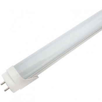 Tubo LED T8 SMD2835 Epistar - Aluminio - 18W - 120cm, Conexión dos Laterales, Blanco cálido