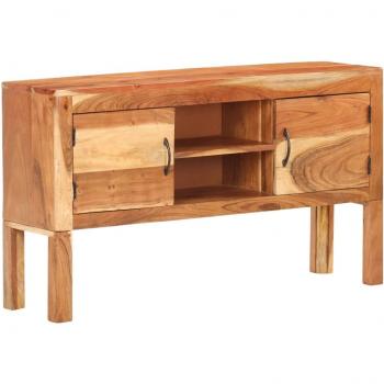vidaXL Sideboard 116x30x66 cm Solid Acacia Wood