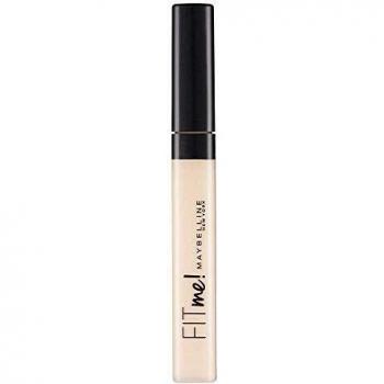 Maybelline New York, Corrector de Ojeras e Imperfecciones Fit Me, Todo Tipo de Pieles, 05 Ivory, 6,8 ml