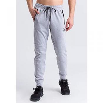 Erima Essential Sweat Pants Light Grey Marl / Black L male
