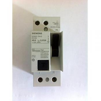 Siemens 5SM3314-0 - Interruptor diferencial 70 clase-ac 2 módulos 2 polos 40a 30ma