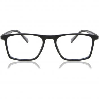 Gafas Anti-Azules Rectángulo Montuta Completa TR90 Negras Armazones Recetados para Hombre - SmartBuy Collection