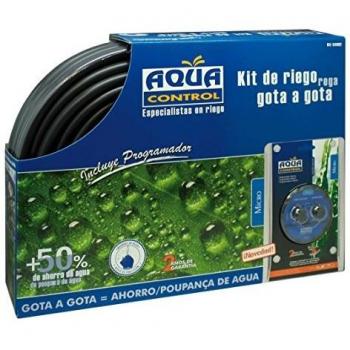 Aqua Control C4062 - Kit de riego gota a gota con programador huerto urbano y terraza