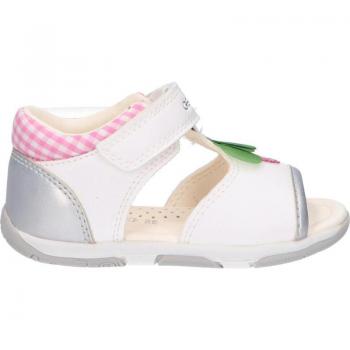 Sandalias de Niña GEOX B020YB 054AJ B SANDAL TAPUZ C0007 WHITE-SILVER