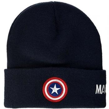 Marvel Beanie Hat RFMBH446 Gorro de Punto, Azul