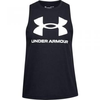 Under Armour Women's Live Sportstyle Graphic Sleeveless Tank Top Black M