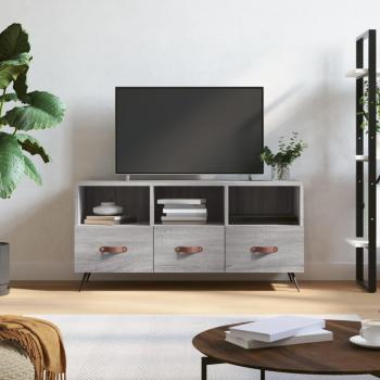 Mueble de TV gris Sonoma 102x36x50 cm madera multicapa