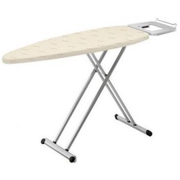 Tabla de Planchar Rowenta Pro Comfort IB5100D1 - Altura Regulable, Ruedas Deslizantes, Colgador Integrado, Tamaño Completo 1300 x 470 mm