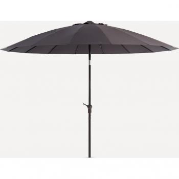 Parasol redondo Shangai con protección UV y diseño elegante