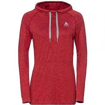 Odlo Midlayer irbis cálido Jersey, Mujer, 312501, Rumba Red/Hibiscus, Small