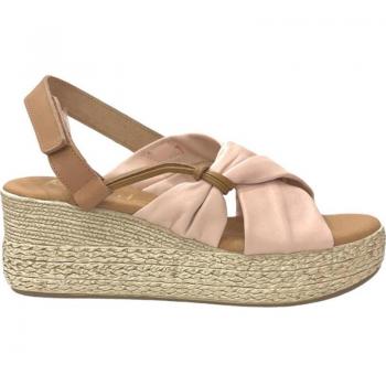 Sandalias de Mujer Marila en color rosa palo de piel para outlet