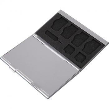 Caja de Almacenamiento 15 en 1 para Tarjetas SIM y Micro SD con Aguja de Aluminio, Protector y Soporte