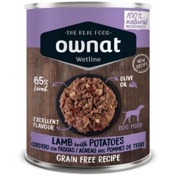 Ownat Wetline Cordero y Patatas para Perros 400g