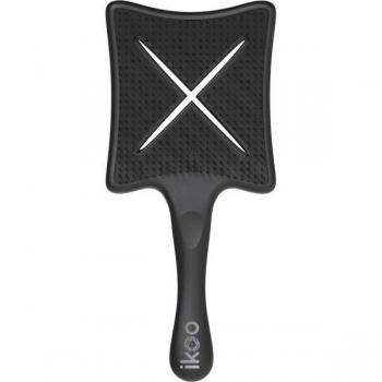 ikoo Cepillo Plano Paddle X Beluga Black Unisex 1 pieza
