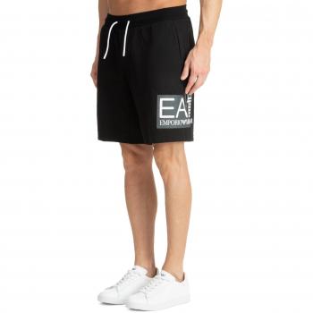 Short Básico Logo Negro EA7 para Hombre