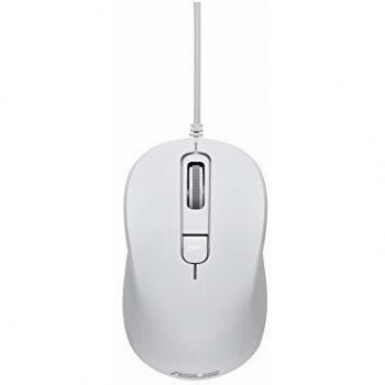 ASUS MU101C Wired Blue Ray Optical Mouse - White, 3200 DPI, Ambidextrous