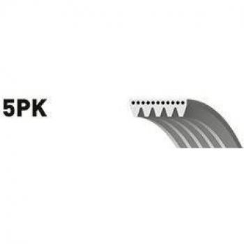 Correa trapecial poli V GATES 5PK820, longitud de 820 mm, ancho de 5 ranuras, diseñada para transmisión de potencia en aplicaciones automotrices y maquinaria