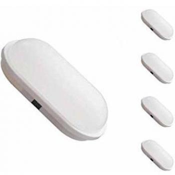 Aplique LED Ovalado 20W IP65 (Pack de 5) - Blanco Neutro 4000K - 5500K