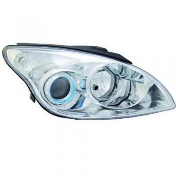 Faro Delantero Izquierdo H1+H7 con Luz de Dirección para Hyundai i30 (2007-2010) Van Wezel 8207961
