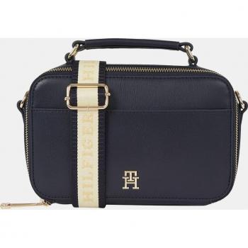 Bolso de mano pequeño Tommy Hilfiger en negro con bandolera regulable