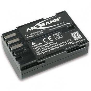 Ansmann 5044643 - A-Pen D-Li 90 Li-Ion, batería 7,4V/1600mAh para cámara digital de fotos Pentax