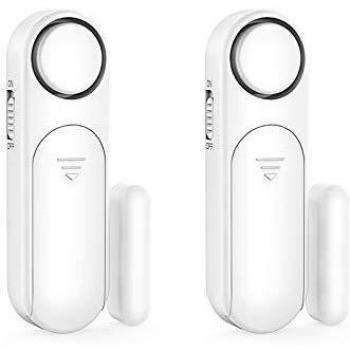 Alarma para Puertas y Ventanas de 120dB para casa con Sensor Magnético Inalámbrico para Sistema de Seguridad para el hogar y Seguridad Infantil - Antirrobo Detectores Sirenas con Pilas