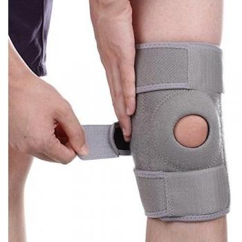 Rodillera - gwcleo neopreno de alta calidad OPEN Patella totalmente ajustable - compresión manga rodillera - perfecto para formación, artritis, tensiones